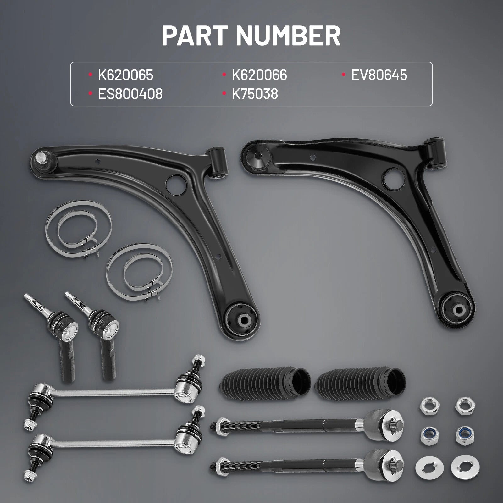Suspension Control Arm Kit for Jeep Compass Patriot Dodge Caliber (2007-2017)