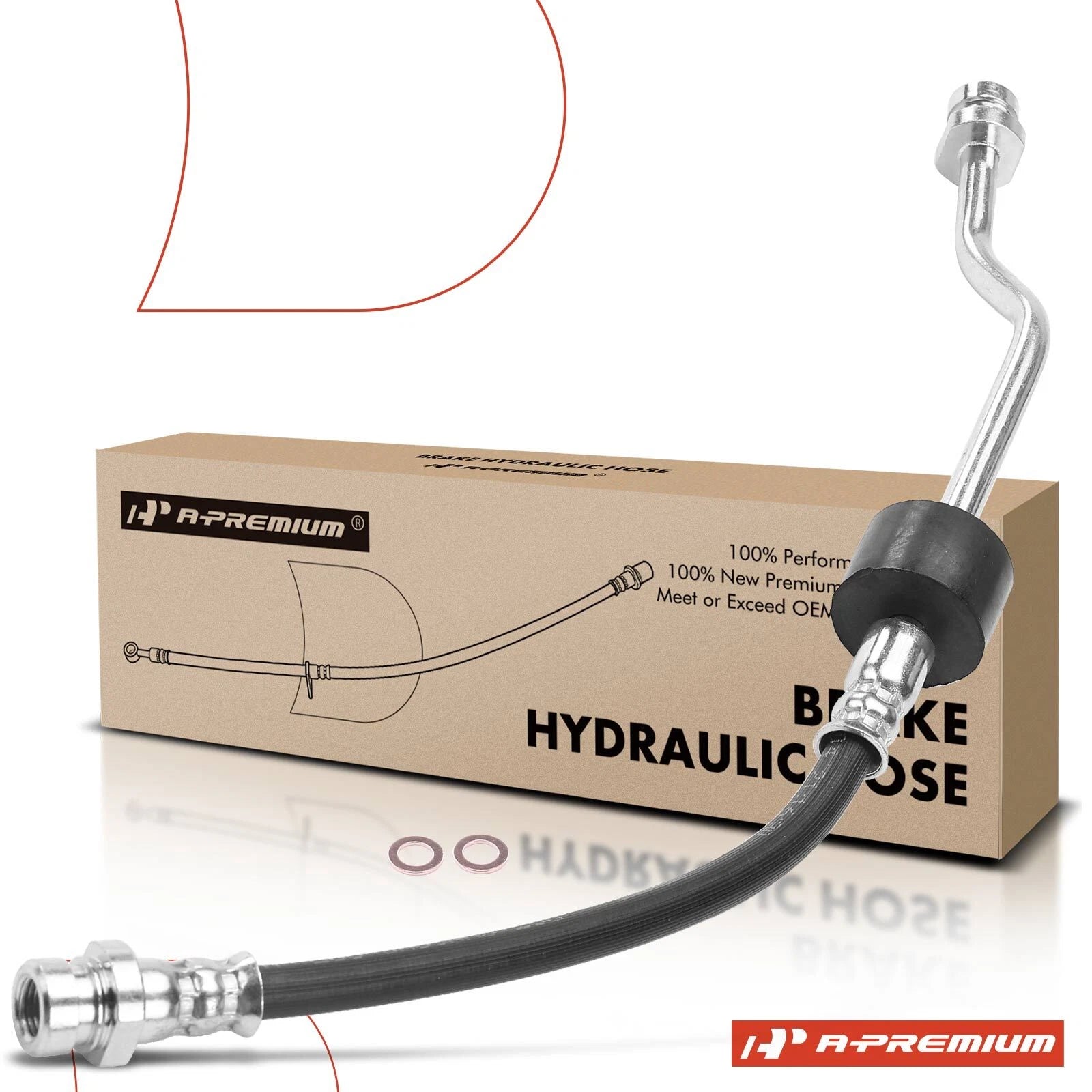 Rear Left Inner Brake Hydraulic Hose for Kia Soul (2010–2013)