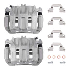 Front Pair (2) Brake Caliper w/Bracket for Honda CR-V (2007–2016) 19-B2959 19-B2958