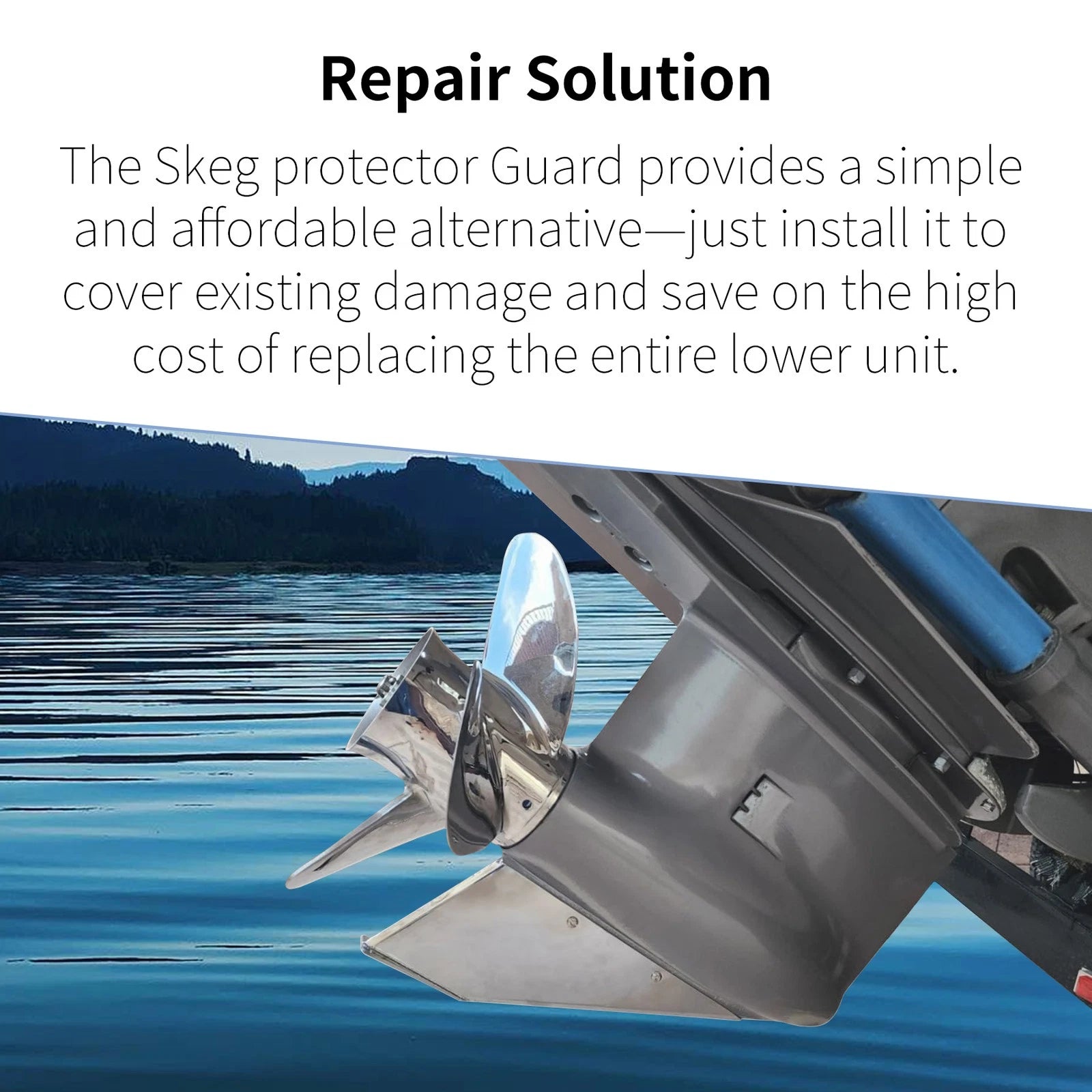Skeg Guard for Mercury Mariner Johnson Evinrude 40-60HP Outboard (27341)