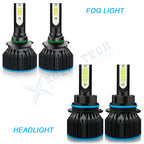 8000K LED Headlight & Fog Light for Dodge Ram 1500 2500 3500 (2002-2005)