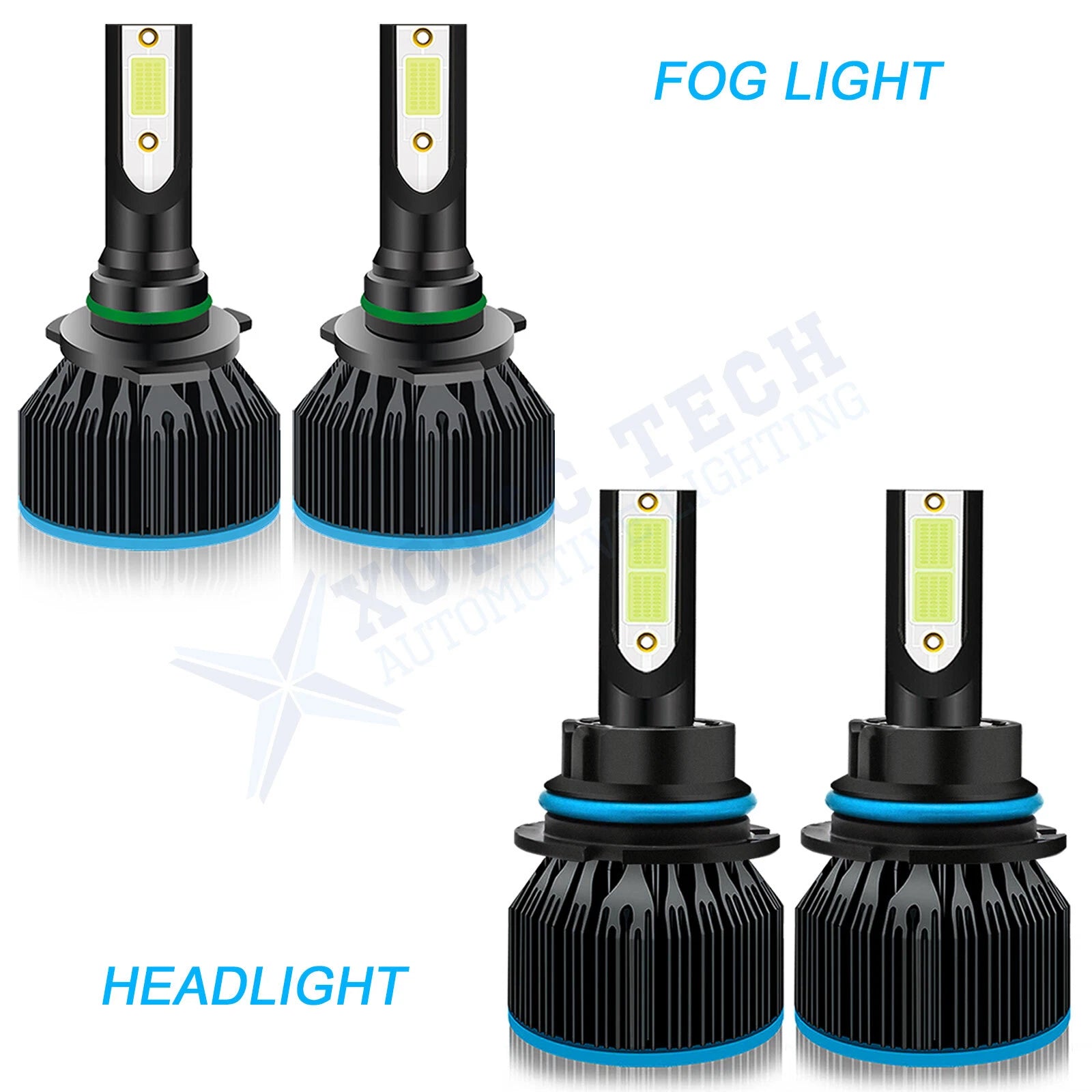 8000K LED Headlight & Fog Light for Dodge Ram 1500 2500 3500 (2002-2005)