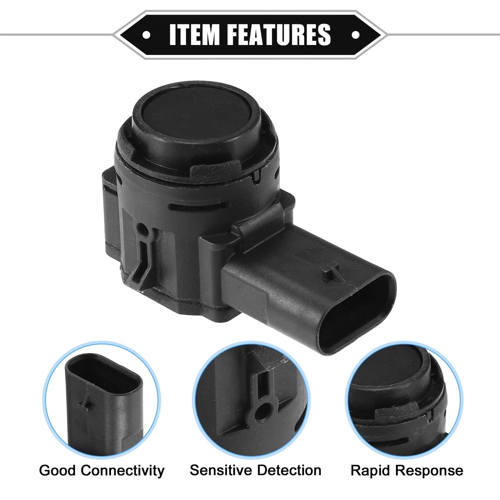 Set of 4 Reverse Parking Assist Sensors 84510253 for Chevrolet Blazer Silverado (2019–2022)