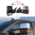Pair Towing Mirrors for Chevy Silverado Sierra (2003–2006) Power Heated LED