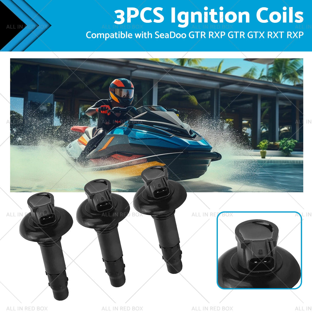 3X Ignition Coil for SeaDoo RXP GTI GTS GT5 GTR GTX RXT (2002–2023)