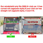 Clear Folding Windshield for Club Car DS (2000.5–Present)
