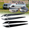 2X Headlight Eyelid Eyebrow Covers for BMW X5 X6 F15 F16 (2014–2018)