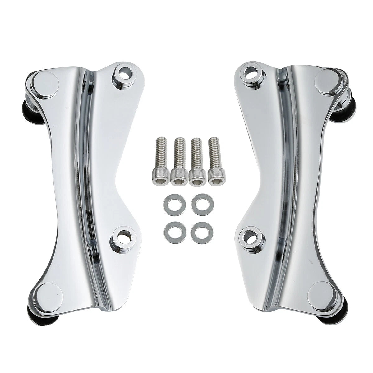 4 Point Docking Hardware Kit & Covers for Harley Touring Road Glide King (2014–2025)