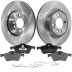 Brake Disc and Pad Kit for Mini Cooper (2007–2008) Front Semi-Metallic