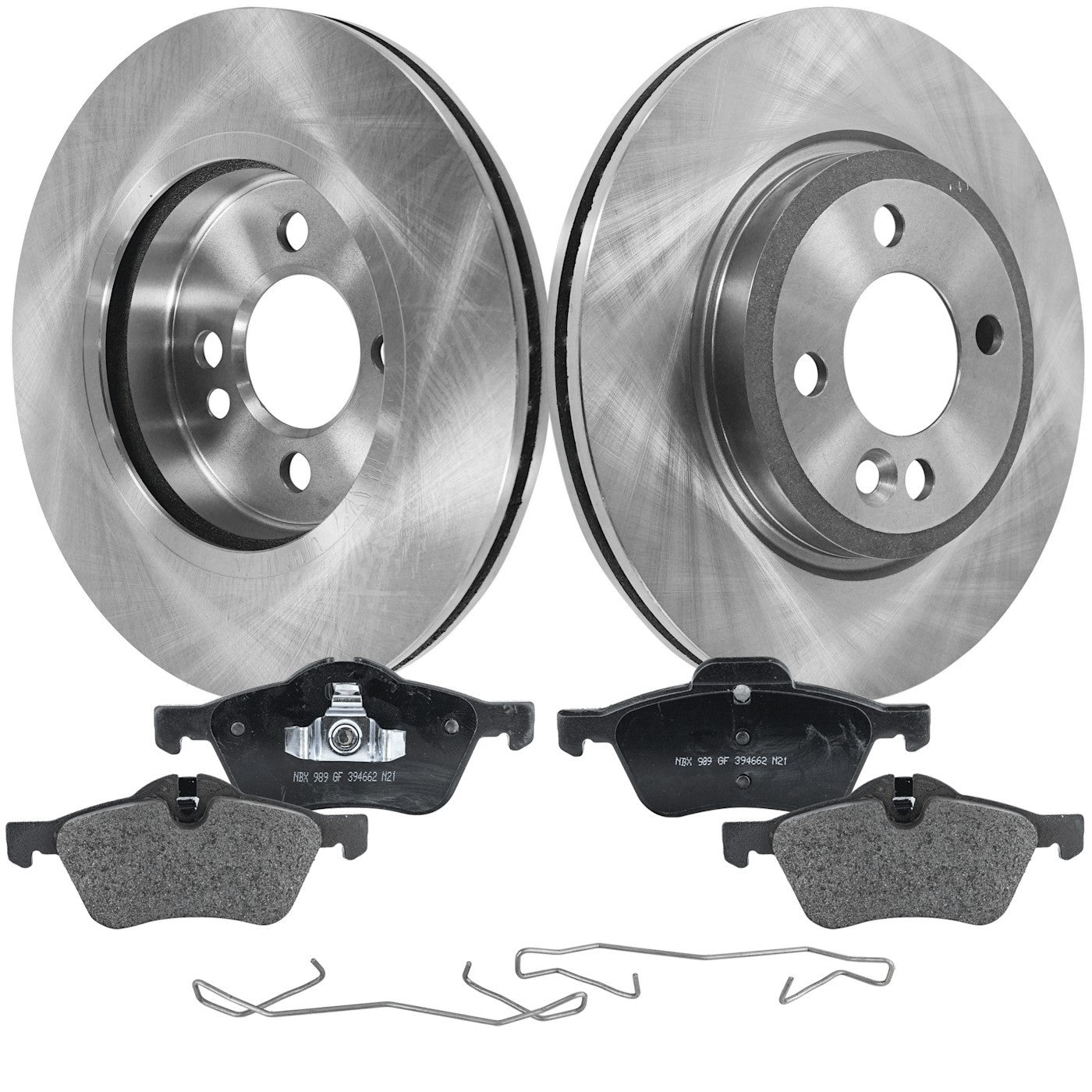 Brake Disc and Pad Kit for Mini Cooper (2007–2008) Front Semi-Metallic