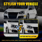 Smoked LED Front Side Marker Lights for VW Golf Rabbit GTI (2006-2009)
