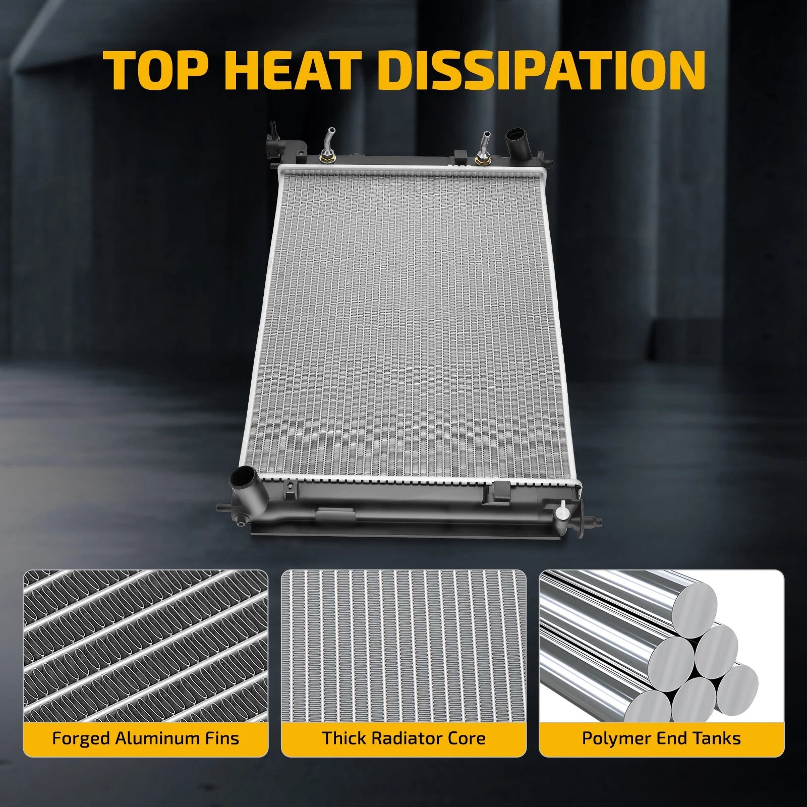 Aluminum Cooling Radiator for Scion tC (2005–2010) CU2776