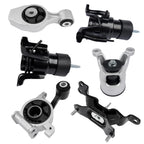 Set of 6 Motor & Trans Mounts for Infiniti JX35, Nissan Pathfinder (2013–2016)