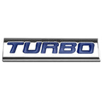 Turbo Metal Emblem Decal Trim Badge for Universal Applications