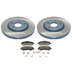 DuraGo Front Rotors & Bosch QuietCast Ceramic Brake Pads Kit for C/V Routan (2009–2010)