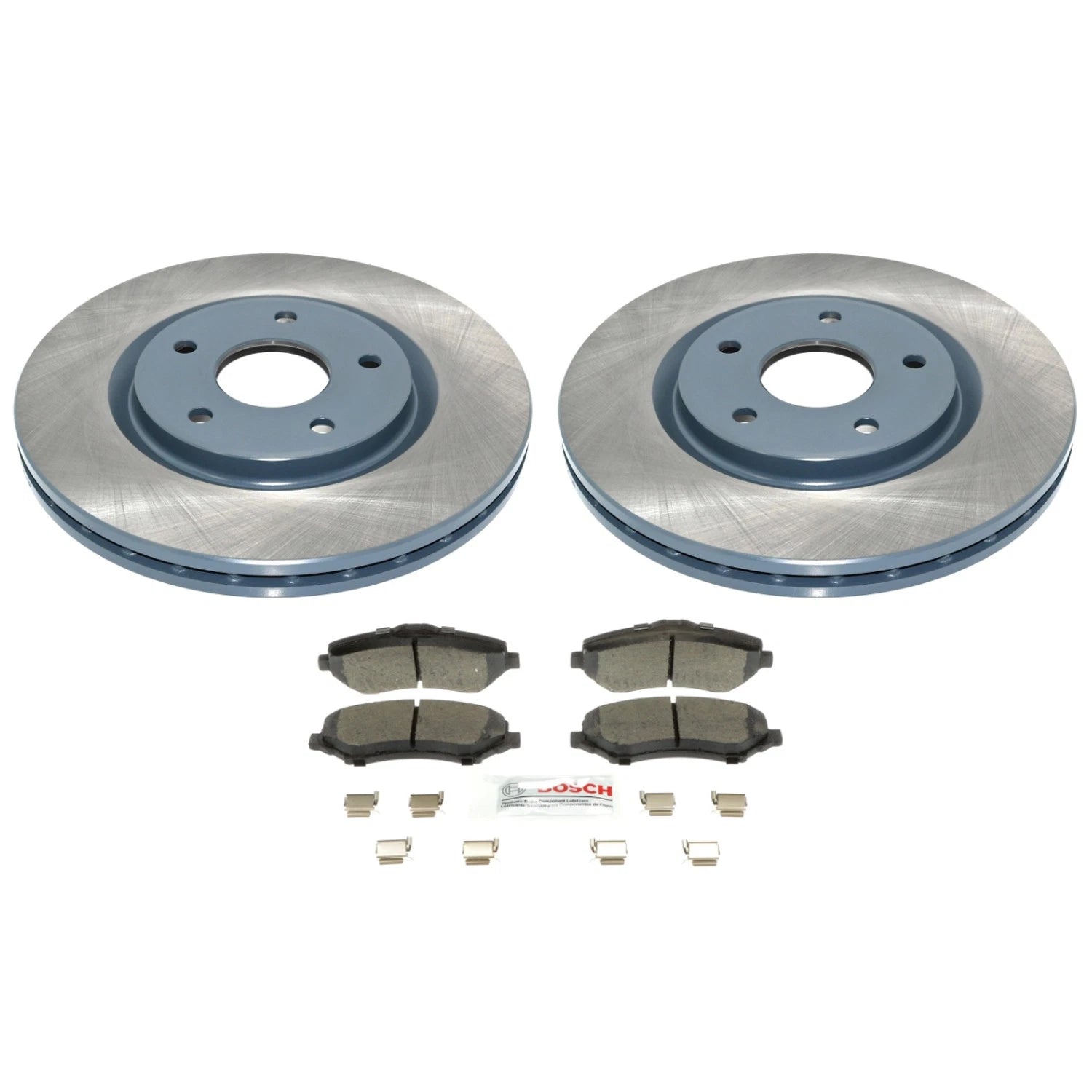 DuraGo Front Rotors & Bosch QuietCast Ceramic Brake Pads Kit for C/V Routan (2009–2010)