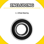 Front ABS Wheel Bearing Kit for Harley Bike 21" Wheels (25mm Inner Diameter)