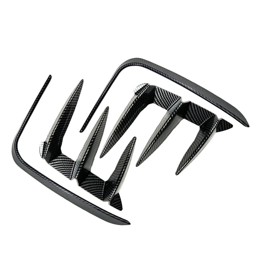 Rear Bumper Side Vent Spoiler Trim for BMW X3 G01 LCI M-Sport (2022–2023) Carbon Fiber