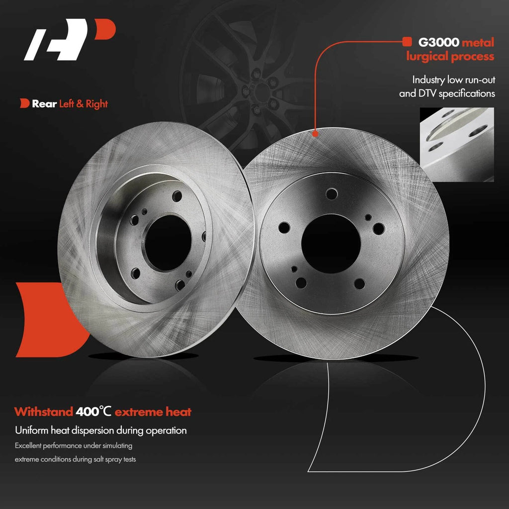 Set of 4 Disc Brake Rotors for Nissan Maxima (1994–1999)