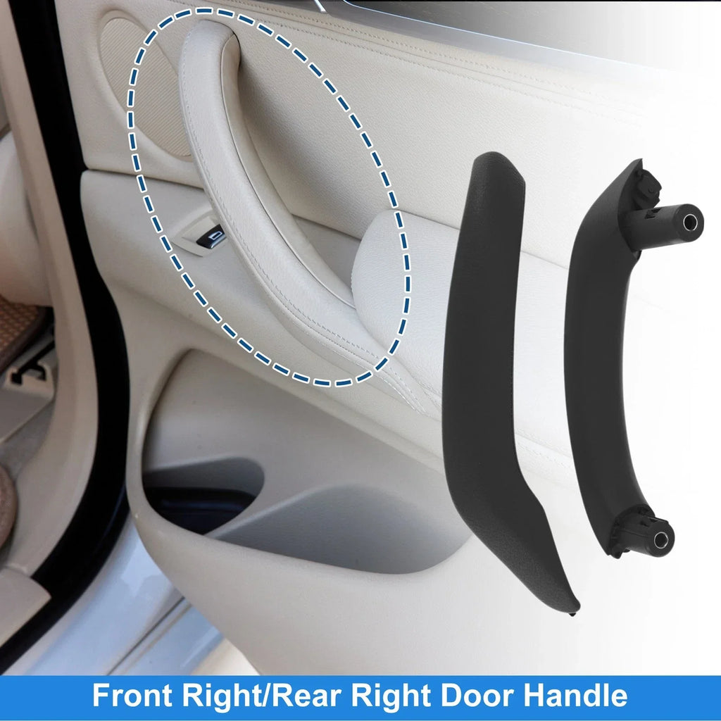 Front Driver Side Inner Door Panel Handle for BMW X3 Black (2010 - 2016)