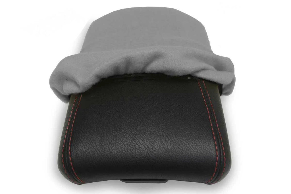 Console Lid Armrest Cover for Hyundai Sonata (2011–2014) Gray Fleece