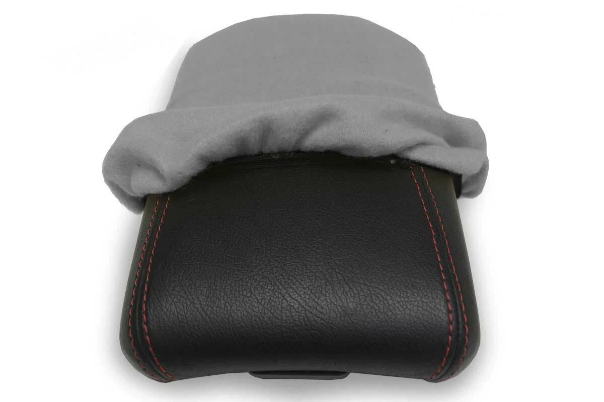 Console Lid Armrest Cover for Hyundai Sonata (2011–2014) Gray Fleece