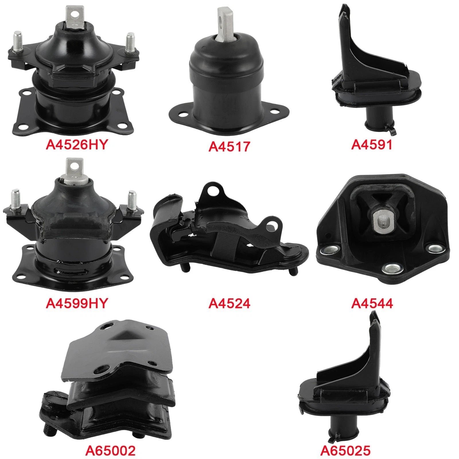8pcs Engine Motor Mount & Transmission Mount for Acura TL (2004–2006) V6 3.2L