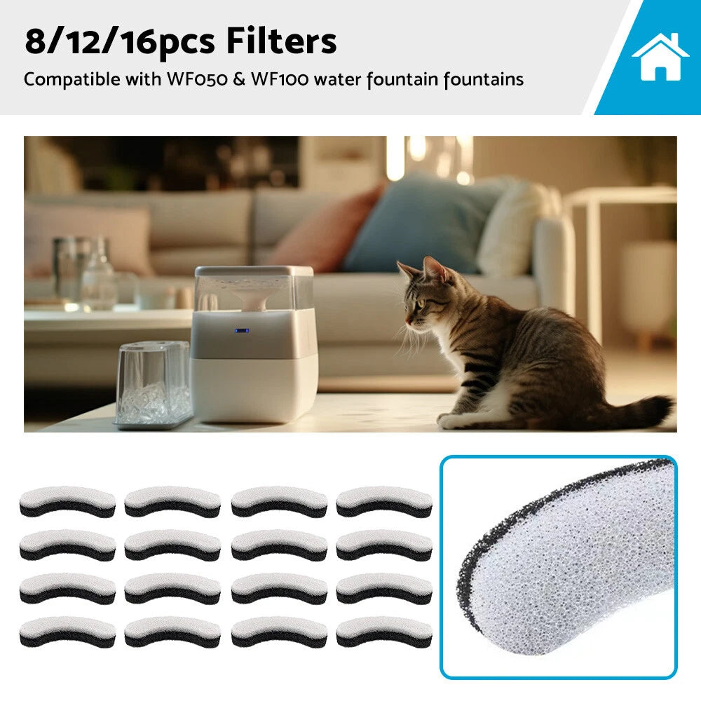 Activated Carbon Filter Set for WF050 WF060 Cat Water Fountain