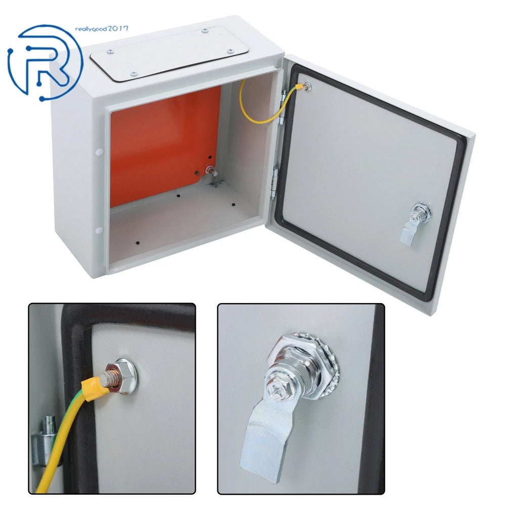 Junction Box for Wall Mount (IP65, Carbon Steel, Gray/White)