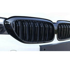 2 x Double Bridge Radiator Grille for BMW 5 Series G30 G31 (2017-2019)