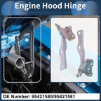 Hood Hinges for Chevrolet Trax (2015–2021) No. 95421580, 1 Pair