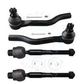 Set of 4 Inner Outer Tie Rod Ends for Acura TLX Honda Accord (2013–2020)