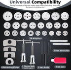 35Pc Brake Pad Caliper Piston Rewind Tool Kit for Universal Cars