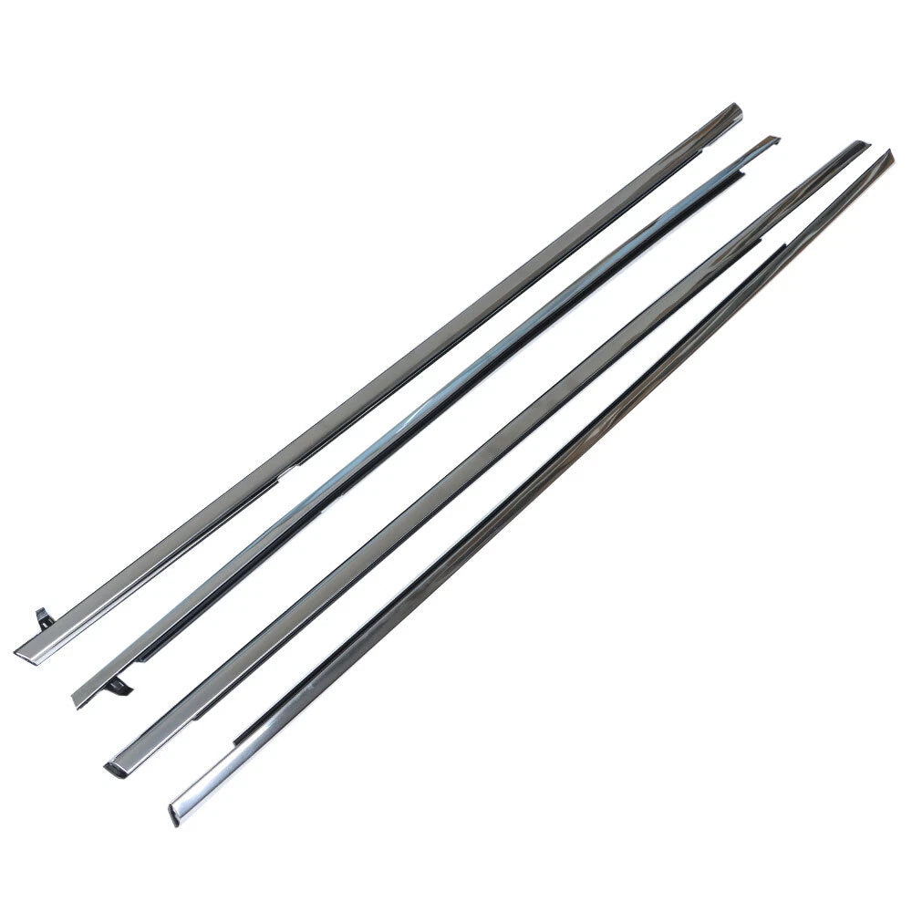 Set of 4 Window Weatherstrip Moulding Trim Seals for Honda Accord (2003–2007)