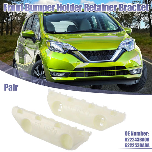 1 Pair Front Bumper Mounting Support Bracket for Nissan Versa (2007–2019)