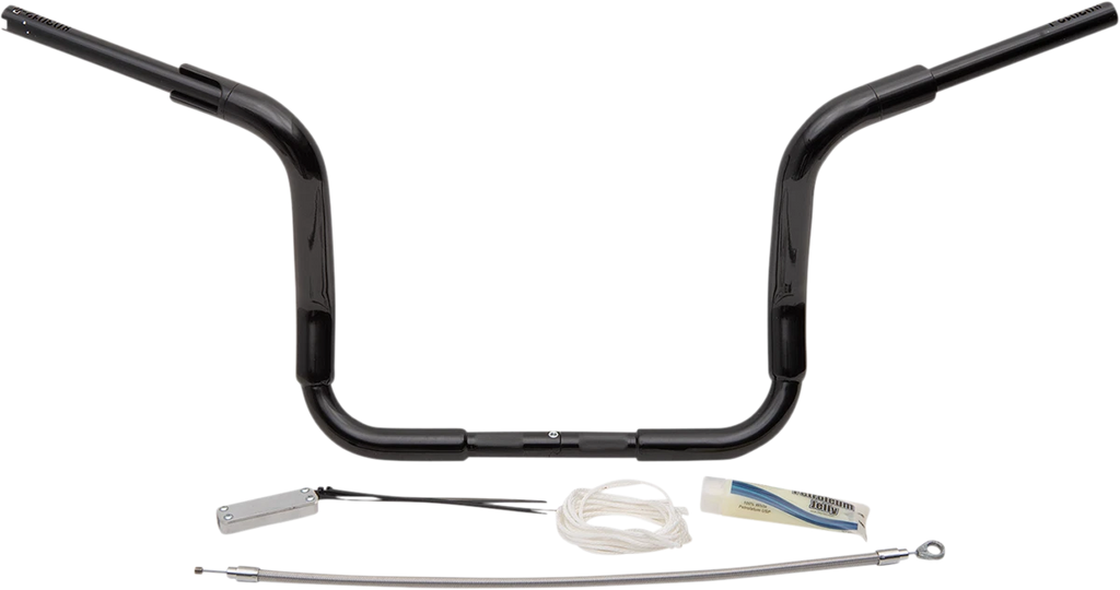 1-1/2" EZ Install Rounded Top Handlebar Kit for Harley (2014–2023) - Black