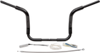1-1/2" EZ Install Rounded Top Handlebar Kit for Harley (2014–2023) - Black
