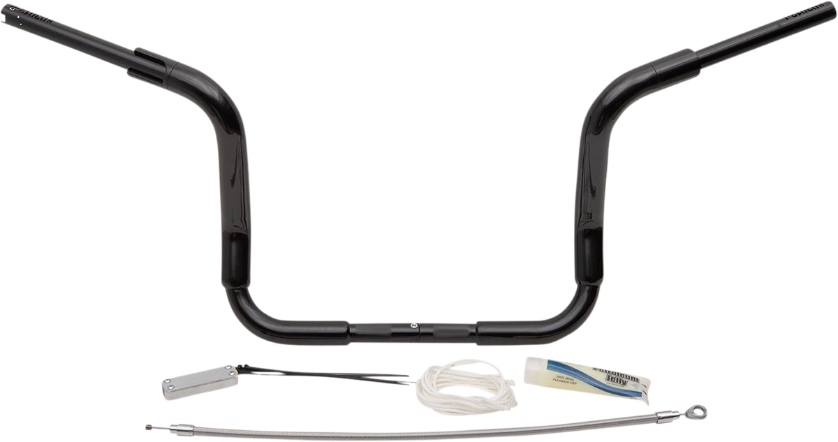 1-1/2" EZ Install Rounded Top Handlebar Kit for Harley (2014–2023) - Black