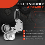 Belt Tensioner with Pulley for Chevrolet Malibu (2008–2010)
