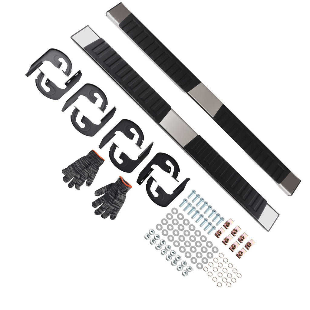 Set of 2 Anti-Slip Nerf Bars for Ford F-150 Crew Cab (2009–2014)