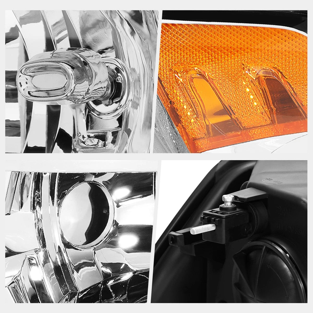 Set of 2 Polished Side Step Nerf Bars for Ram 1500 Crew Cab (2019–2024)