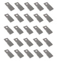 Box of 25 Disc Mower Blades RH for Vicon 902-58700, Bush Hog 526215, Gehl