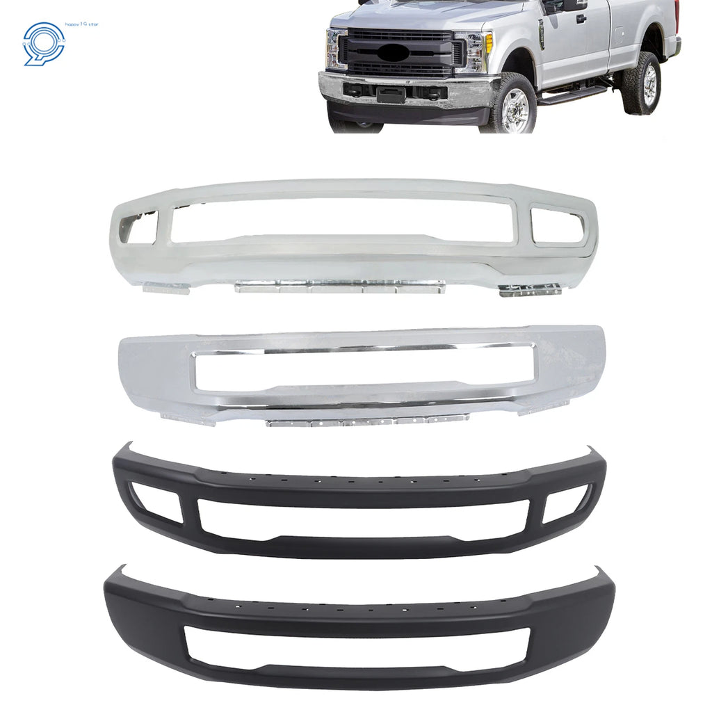 Front Bumper for Ford F250 F350 (2017–2019) with Fog Lamp Holes