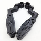 1" Flame Foot Peg Clamps for Yamaha Roadstar, Kawasaki Vulcan