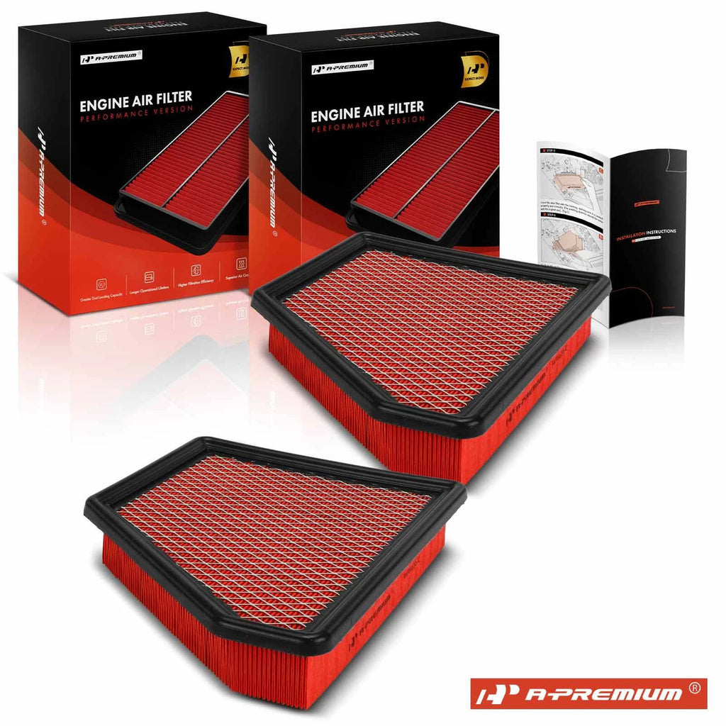 2X Engine Air Filter for Chevy Equinox GMC Terrain (2010–2017)