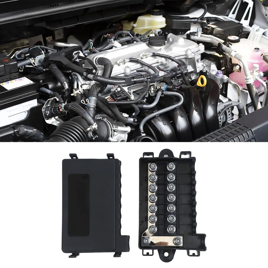 7 Way Midi Fuse Block Holder for 32V DC Vehicles (Cars, RVs, Boats)