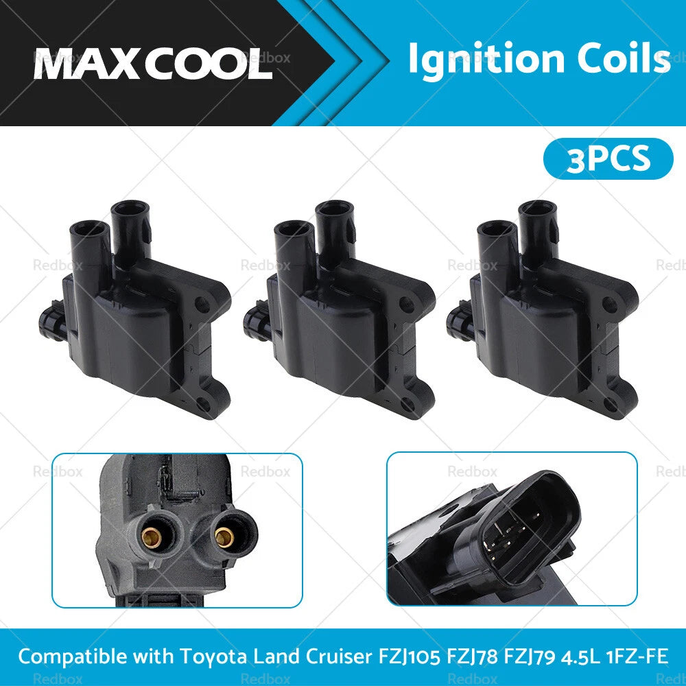 3X Ignition Coil for Toyota Land Cruiser FZJ105 FZJ78 FZJ79 (1996–2007)