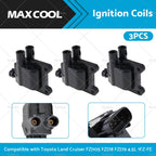 3X Ignition Coil for Toyota Land Cruiser FZJ105 FZJ78 FZJ79 (1996–2007)