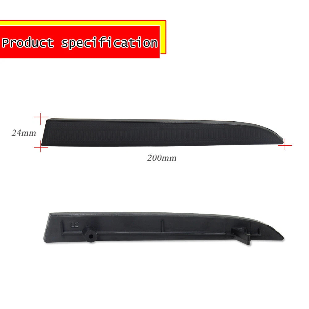 Smoke Lens Rear Bumper Diffuser Reflector for Chevy Camaro (2016–2022)