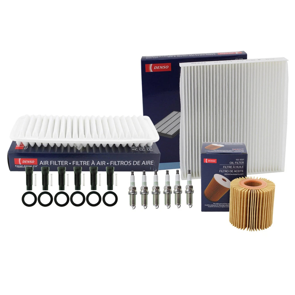 Tune Up Kit with NGK 6 Spark Plugs & Boots for Toyota Highlander (2001–2023)